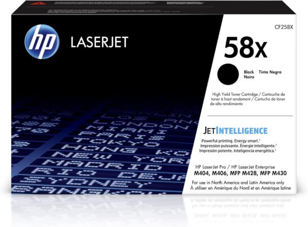 HP 58X (CF258X) High Yield Black Original Toner Cartridge