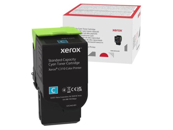 XEROX GENUINE CYAN STD CAP TNR CART F/C310 CLR PNTR