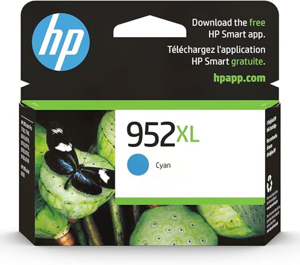 HP 952XL Cyan High Yield Original Ink Cartridge (L0S61AN)