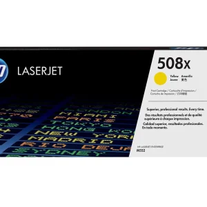 508X YELLOW LASERJET TONER CARTRIDGE