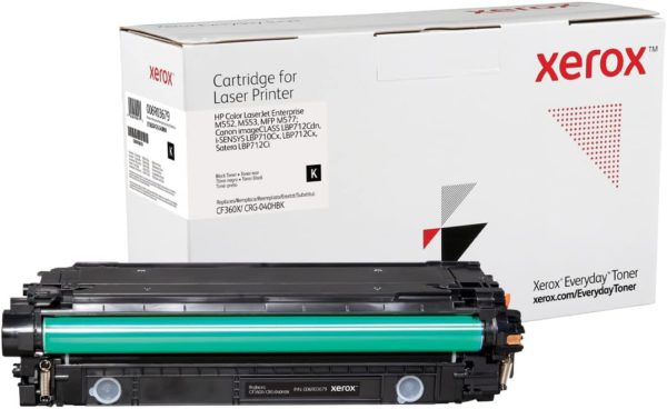 EVERYDAY XEROX BLACK TONER,  HP CF360X - 12500 Pages