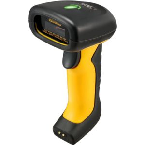 2.4GHz RF Wireless Antimicrobial & Waterproof 2D Barcode Scanner with Charging Cradle and Built-In Receiver